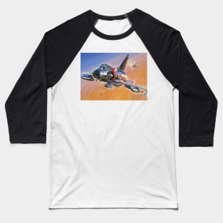 Mirage IIIC Israel Air Force Baseball T-Shirt